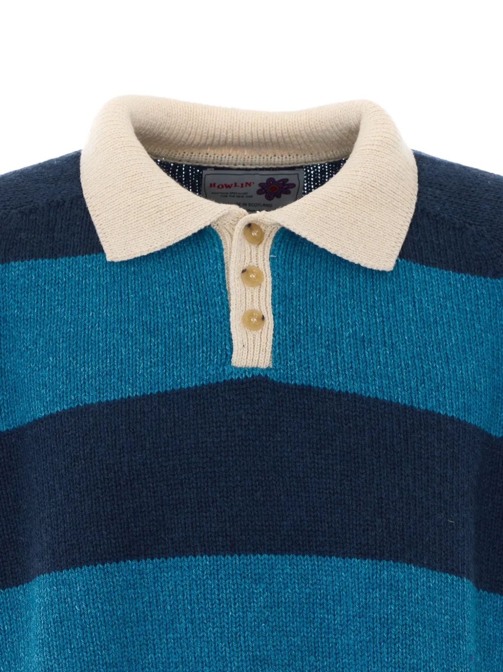  Howlin' Polo A Rayas - Azul 