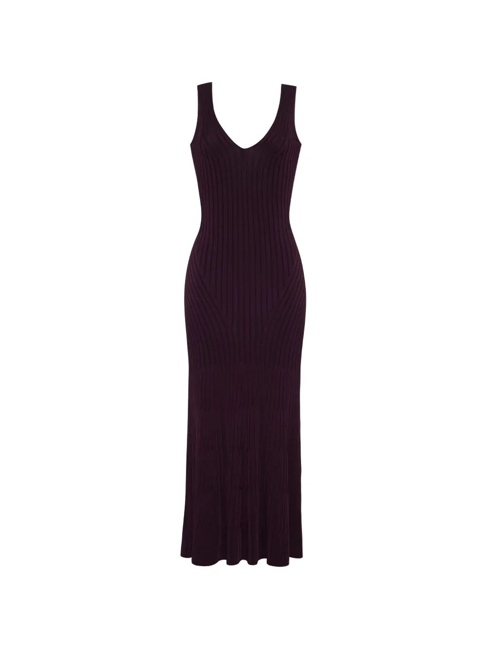 Adam Lippes Twyla midi-jurk Paars