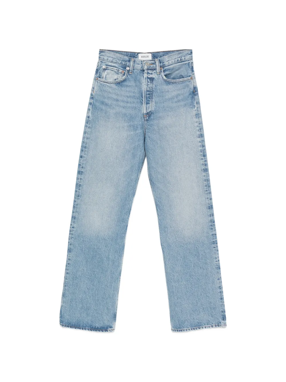 AGOLDE faded wide-leg jeans - Blu