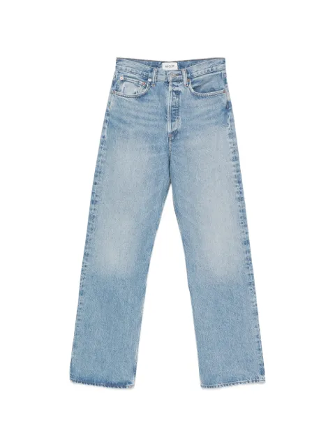 AGOLDE faded wide-leg jeans