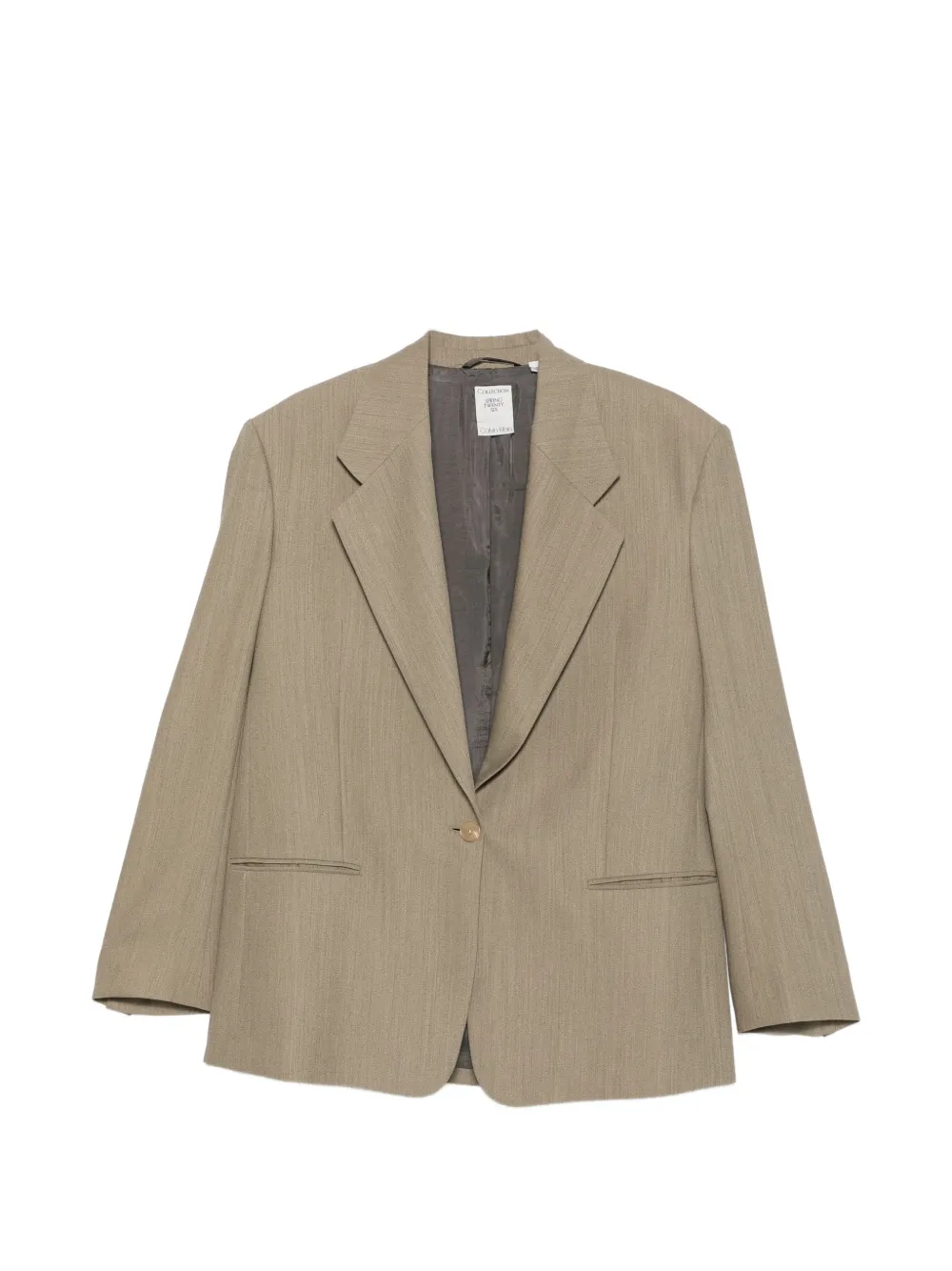 CALVIN KLEIN COLLECTION Avery single-breasted blazer - Neutrals