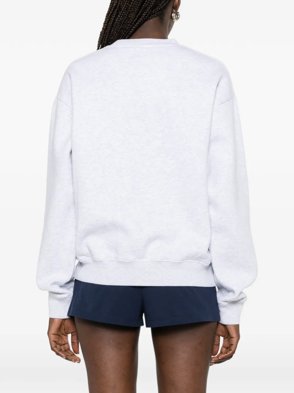 Sporty & Rich Beverly Hills hoodie met logoprint Grijs