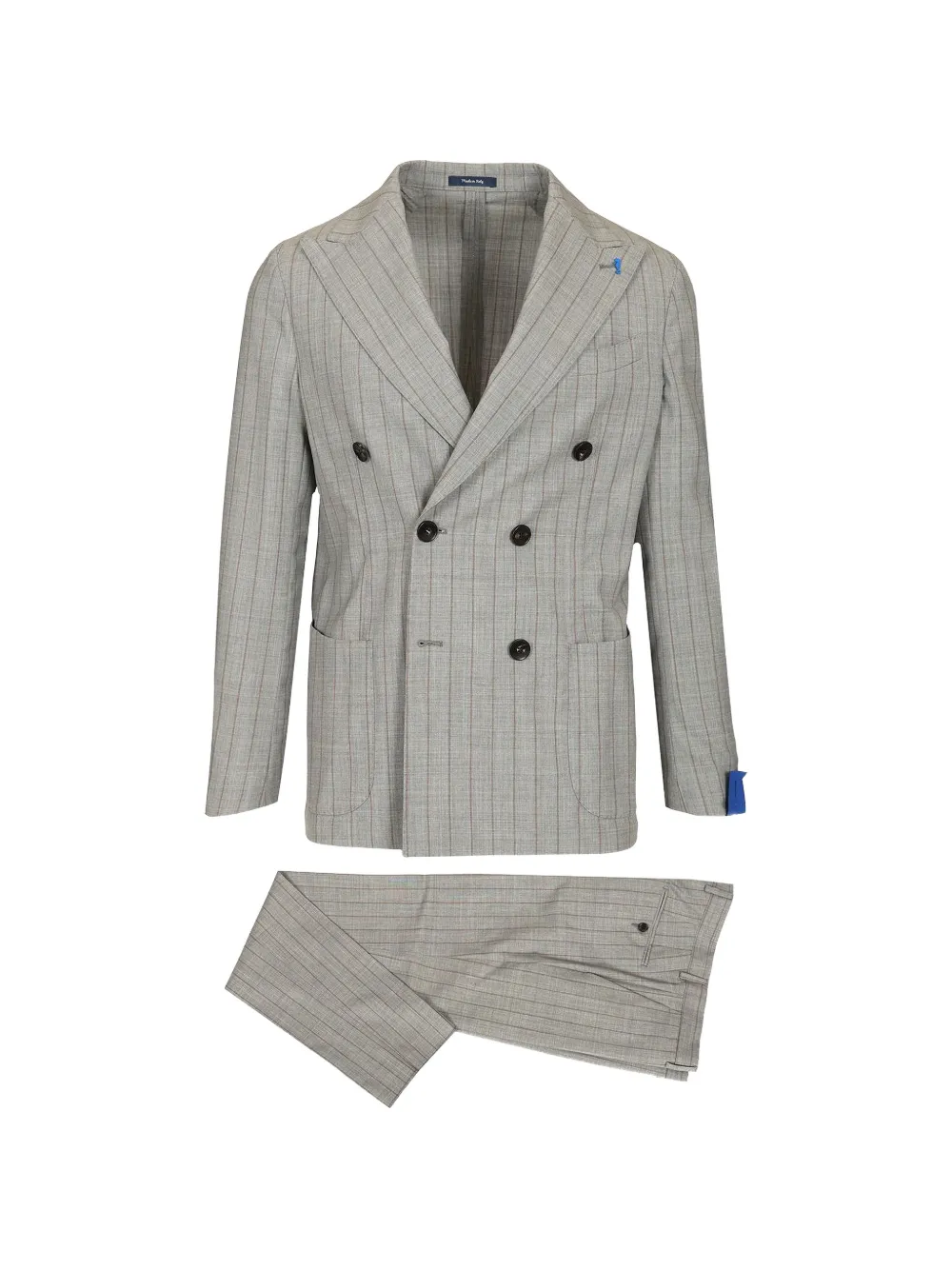 Guarinucci pinstripe double-breasted suit - Grigio