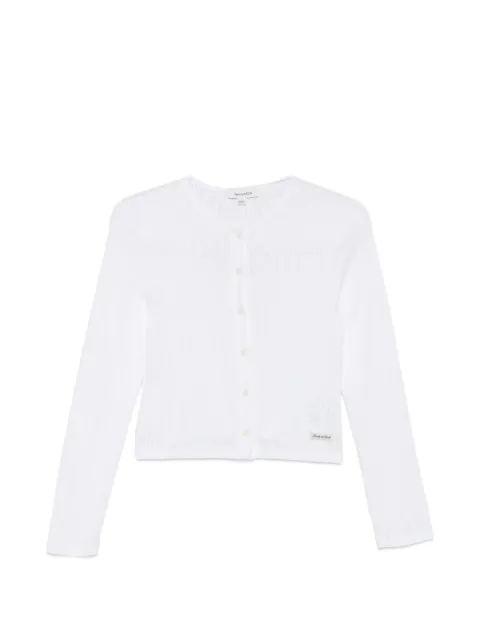 Sporty & Rich pointelle-knit cardigan