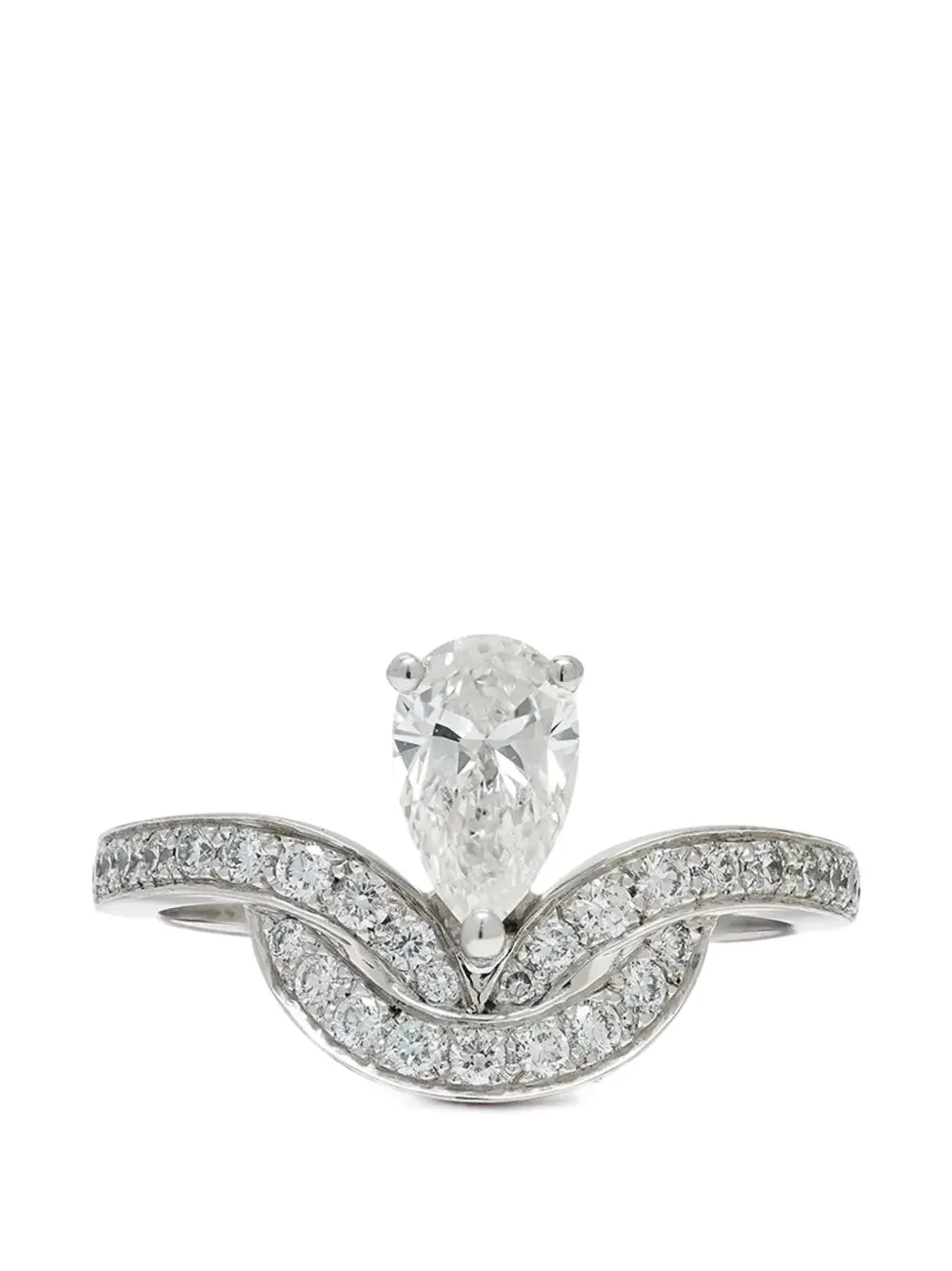 Loyal.e Paris Anello Emblème con diamanti - Argento