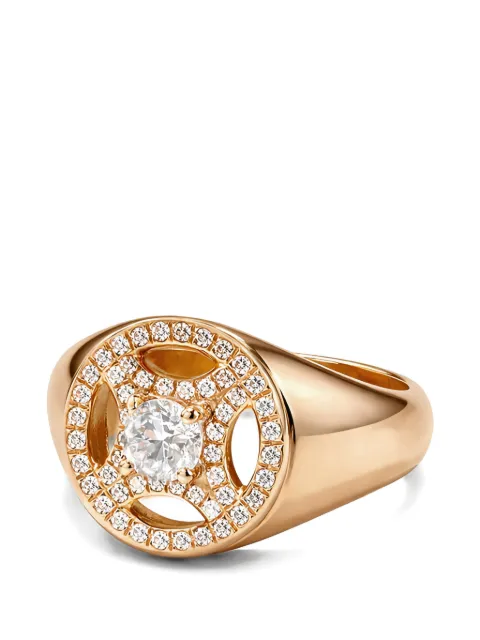 Loyal.e Paris Chevalière Perpétuelle diamond signet ring