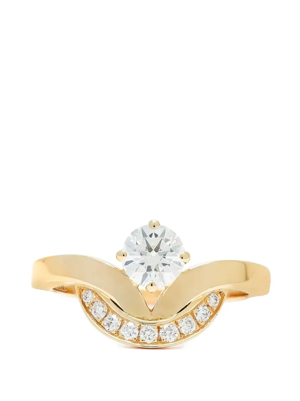 Loyal.e Paris Anello Emblème con diamanti - Oro