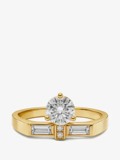 Loyal.e Paris Solitaire Uraeus diamond ring