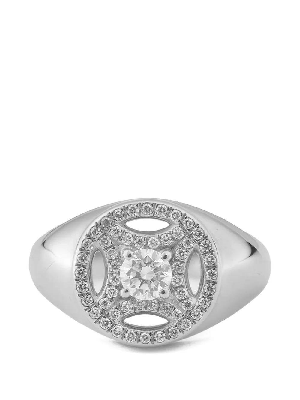 Loyal.e Paris Perpétuelle Siegelring mit Diamanten - Silber