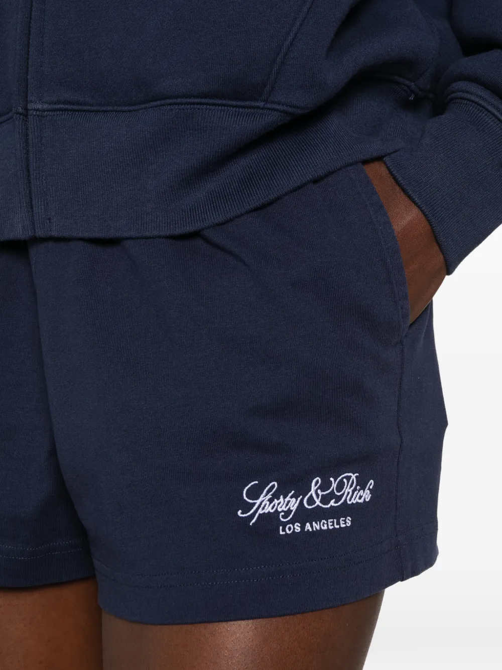 Sporty & Rich Shorts met trekkoord Blauw