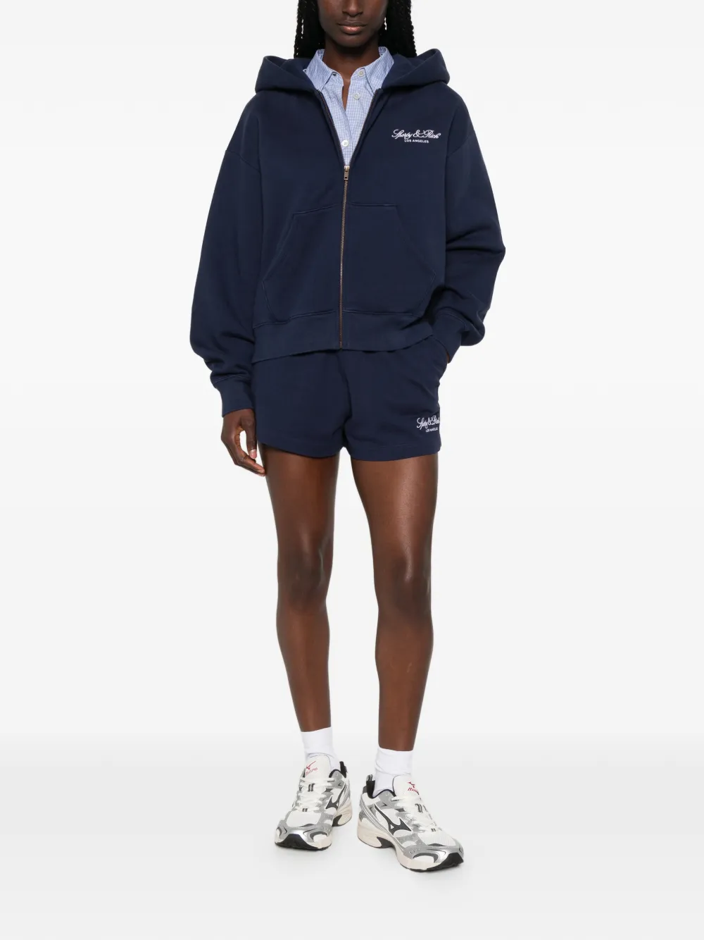 Sporty & Rich Shorts met trekkoord Blauw
