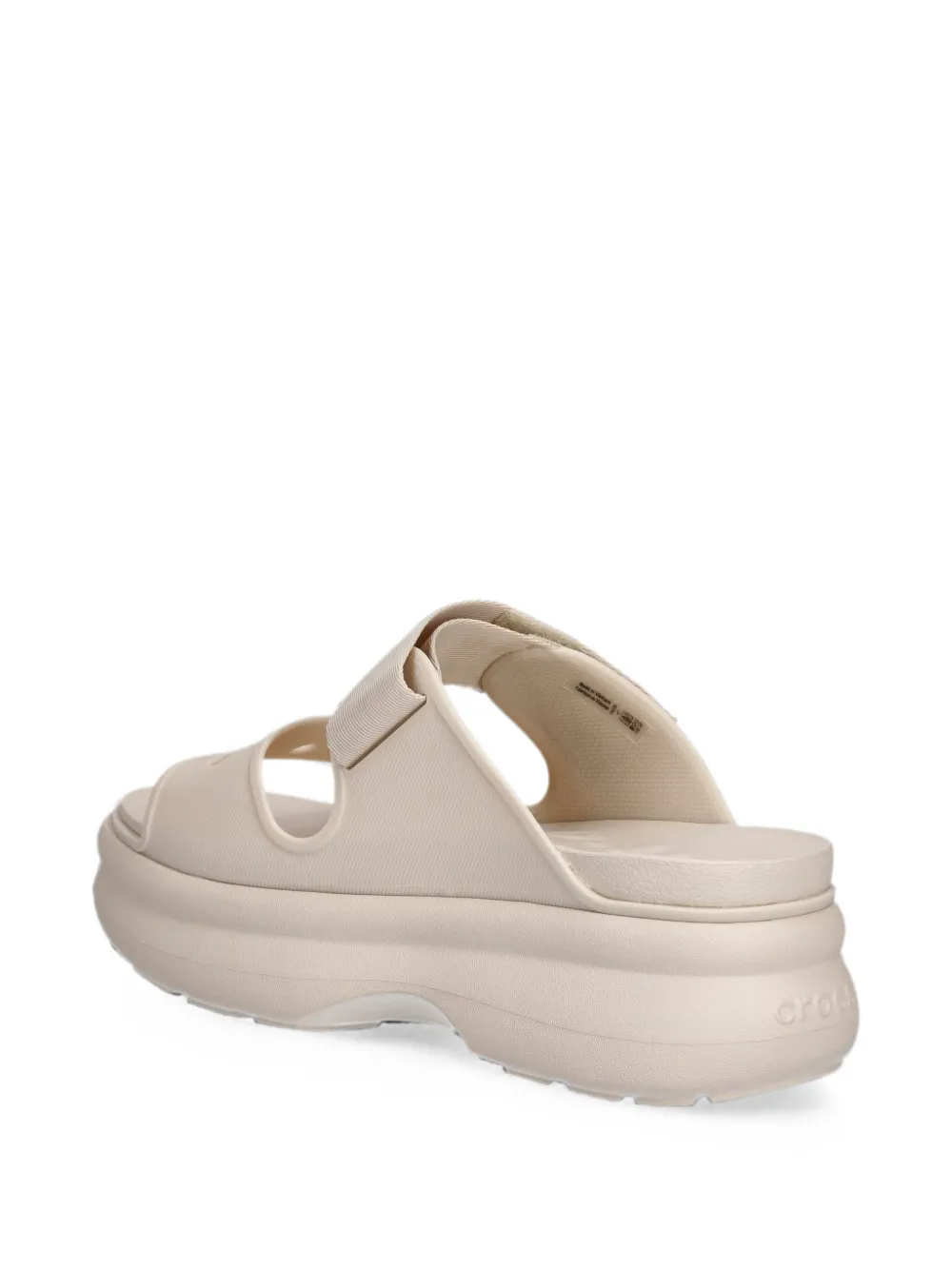 Crocs Soho Two Strap platform clogs Beige