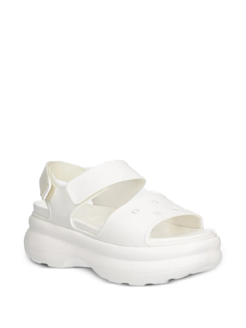 Crocs Soho sandalen met plateauzool en Y-band Wit