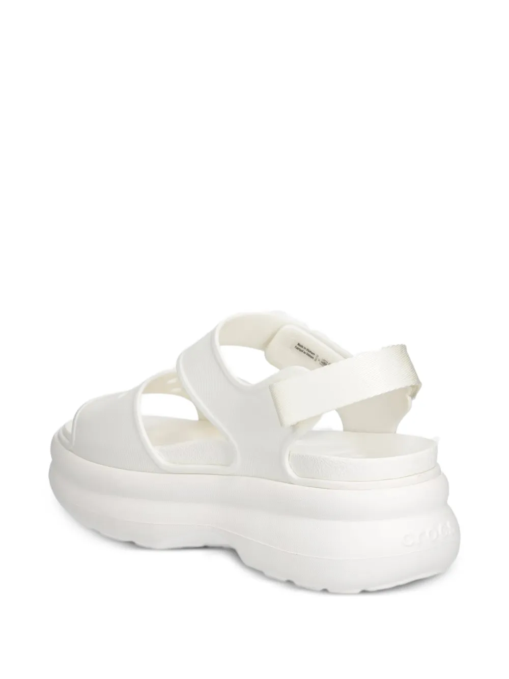 Crocs Soho sandalen met plateauzool en Y-band Wit