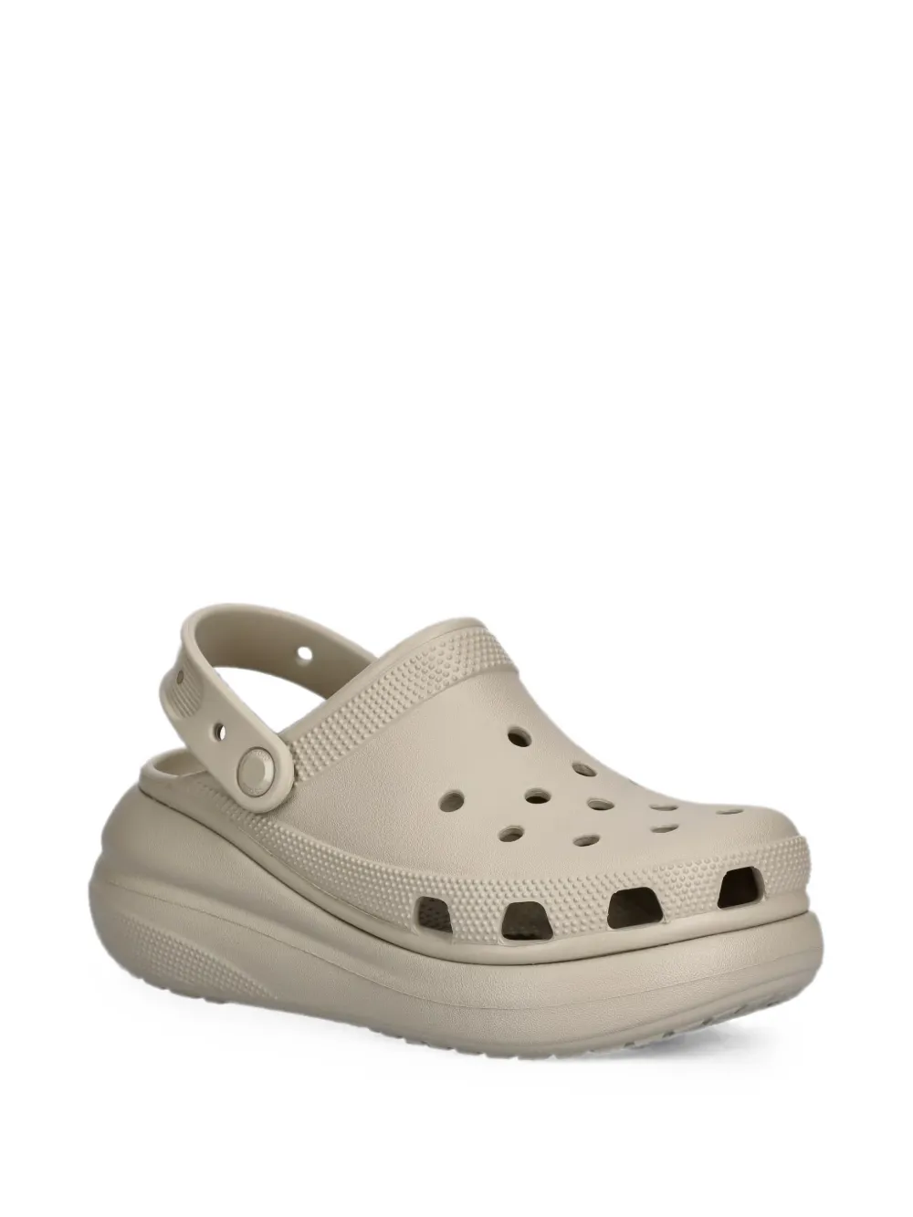 Crocs Klassieke Crush klompen met plateauzool Beige