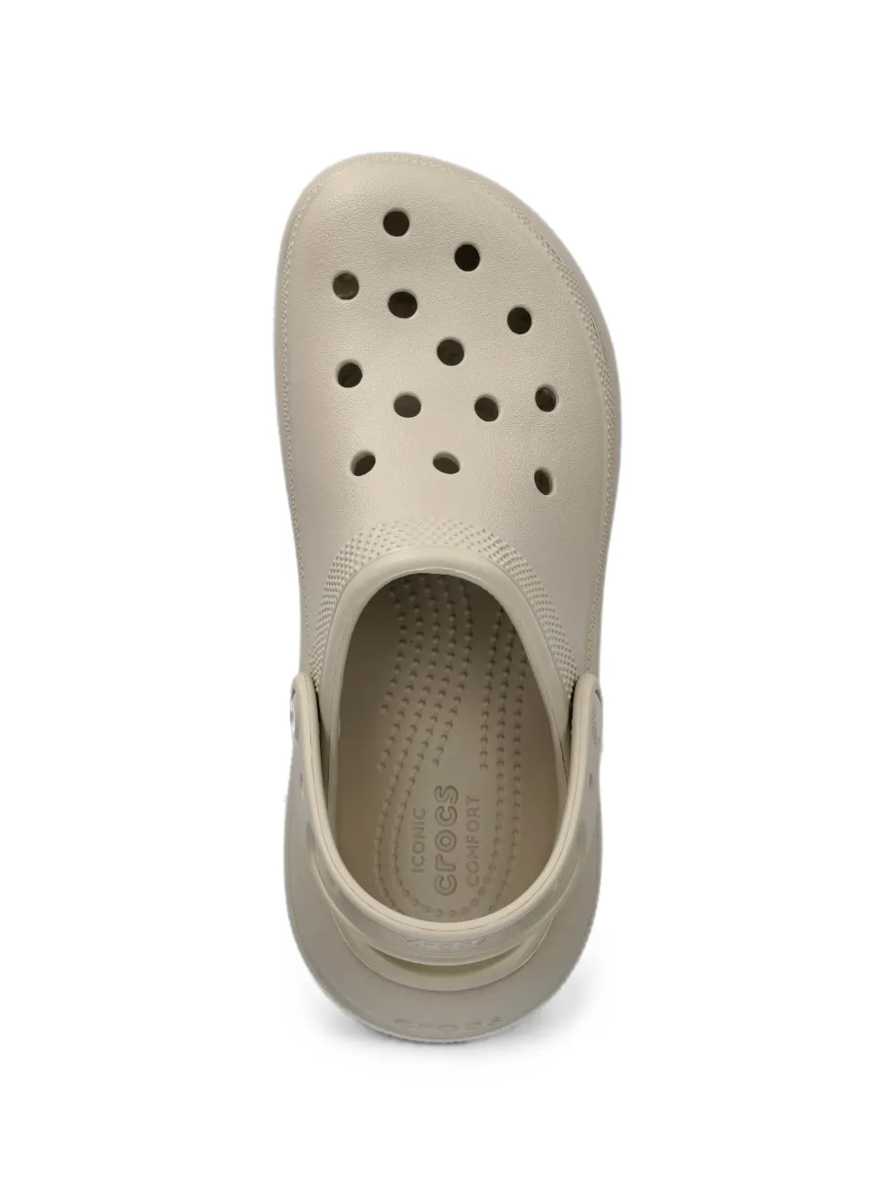 Crocs Klassieke Crush klompen met plateauzool Beige
