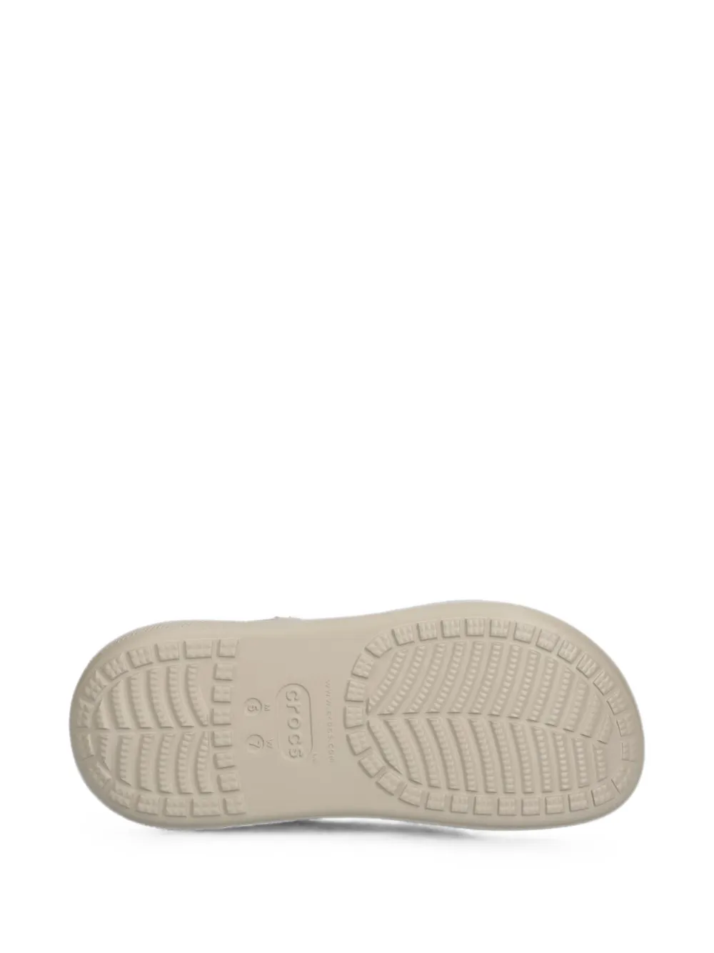 Crocs Klassieke Crush klompen met plateauzool Beige