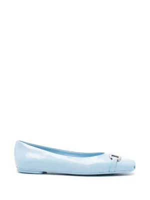 Ferragamo Viva フラットパンプス | ブルー | FARFETCH JP