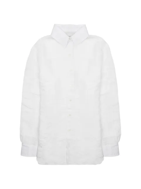 Department 5 crinkled long-sleeve shirt