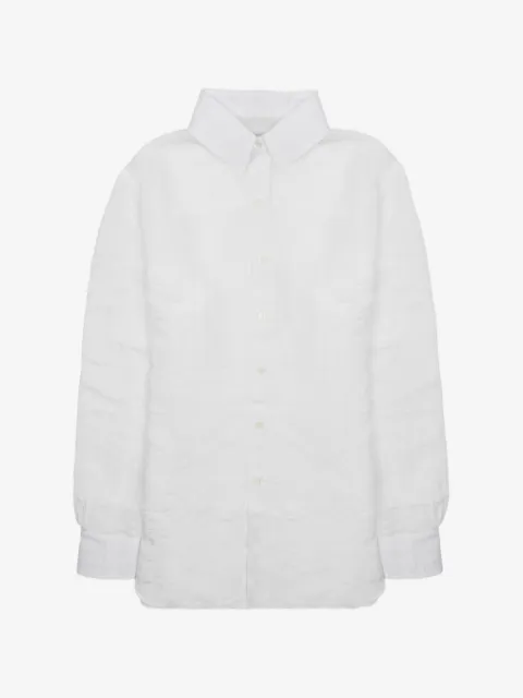 Department 5 crinkled long-sleeve shirt