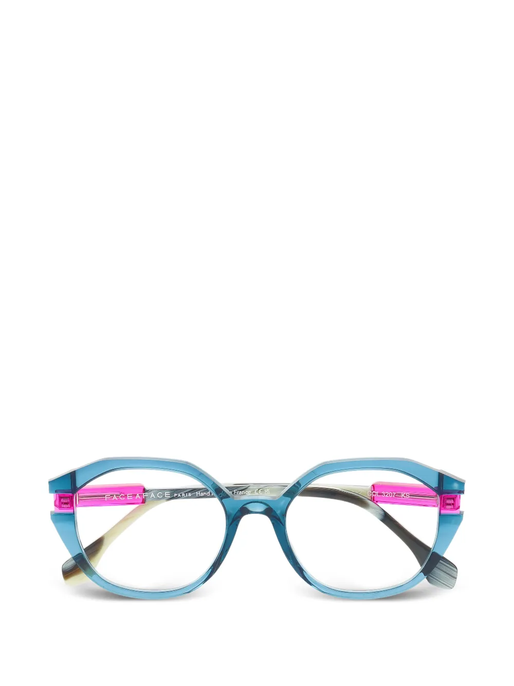 Face À Face Etto 2 geometric-frame glasses - Blu