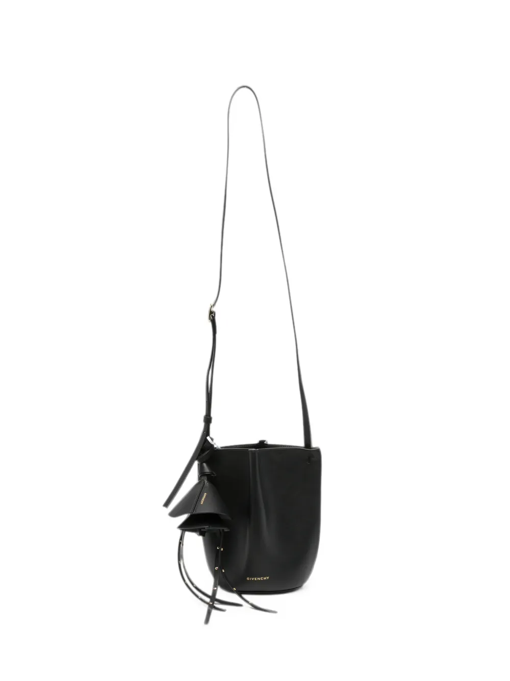 Givenchy bow-detail leather crossbody bag - Nero