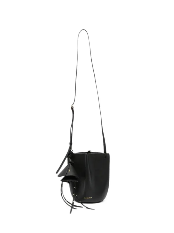 Givenchy Bow-detail Leather Crossbody Bag in Black