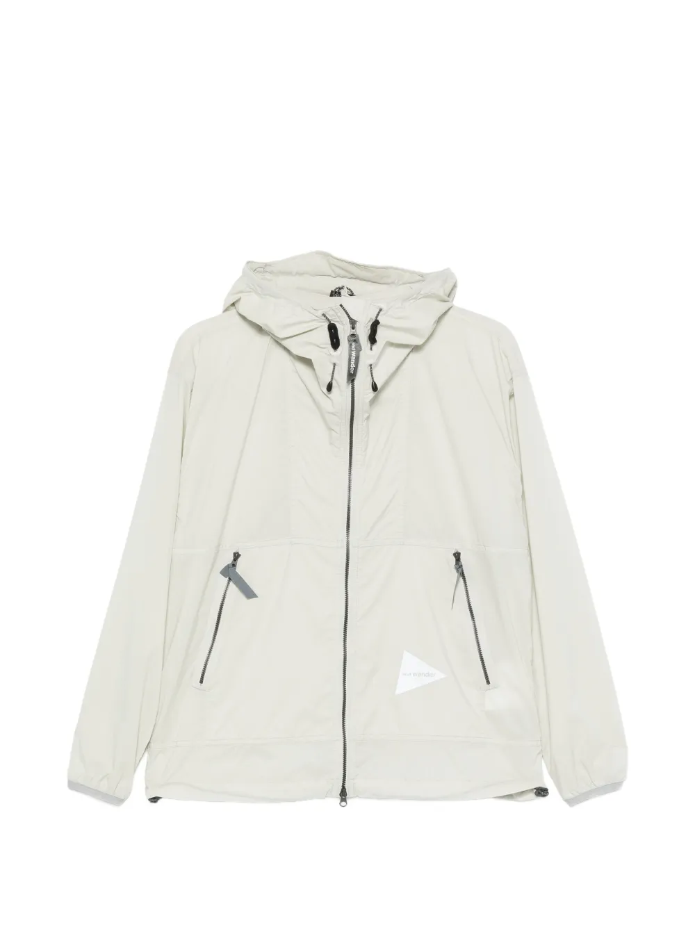 and Wander Pertex hooded jacket - Grigio