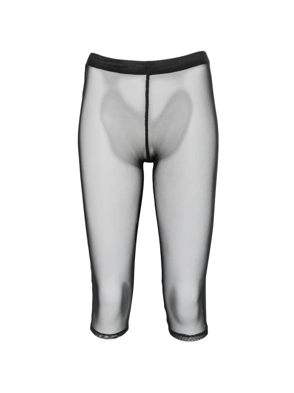 Vestiaire d'un Oiseau Libre knee-length mesh tights - Schwarz