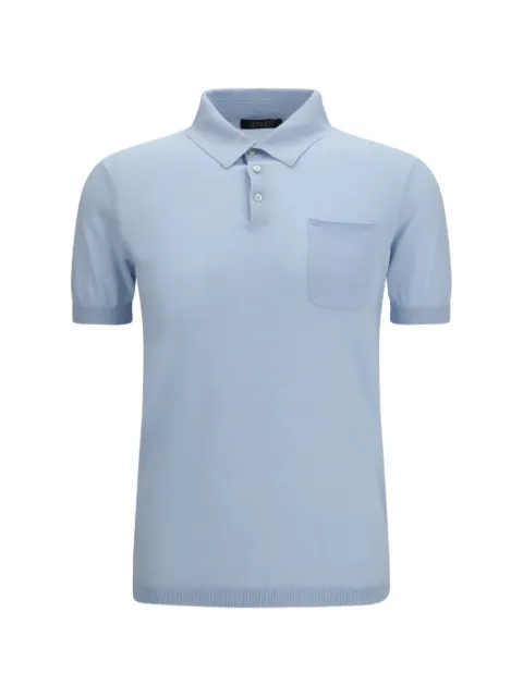 Aragona short-sleeve chest-pocket polo shirt