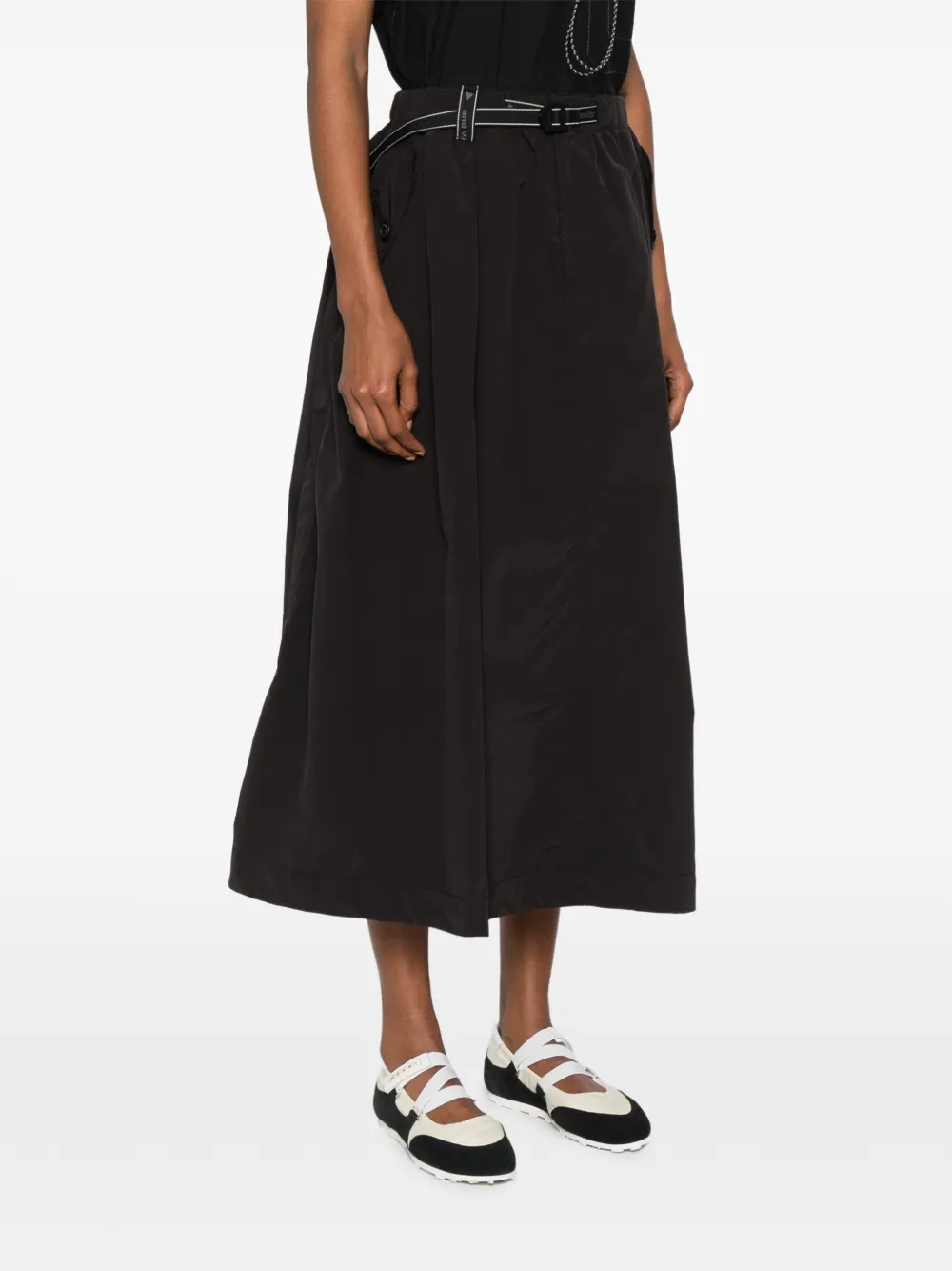 and Wander Cargo midi-rok Zwart