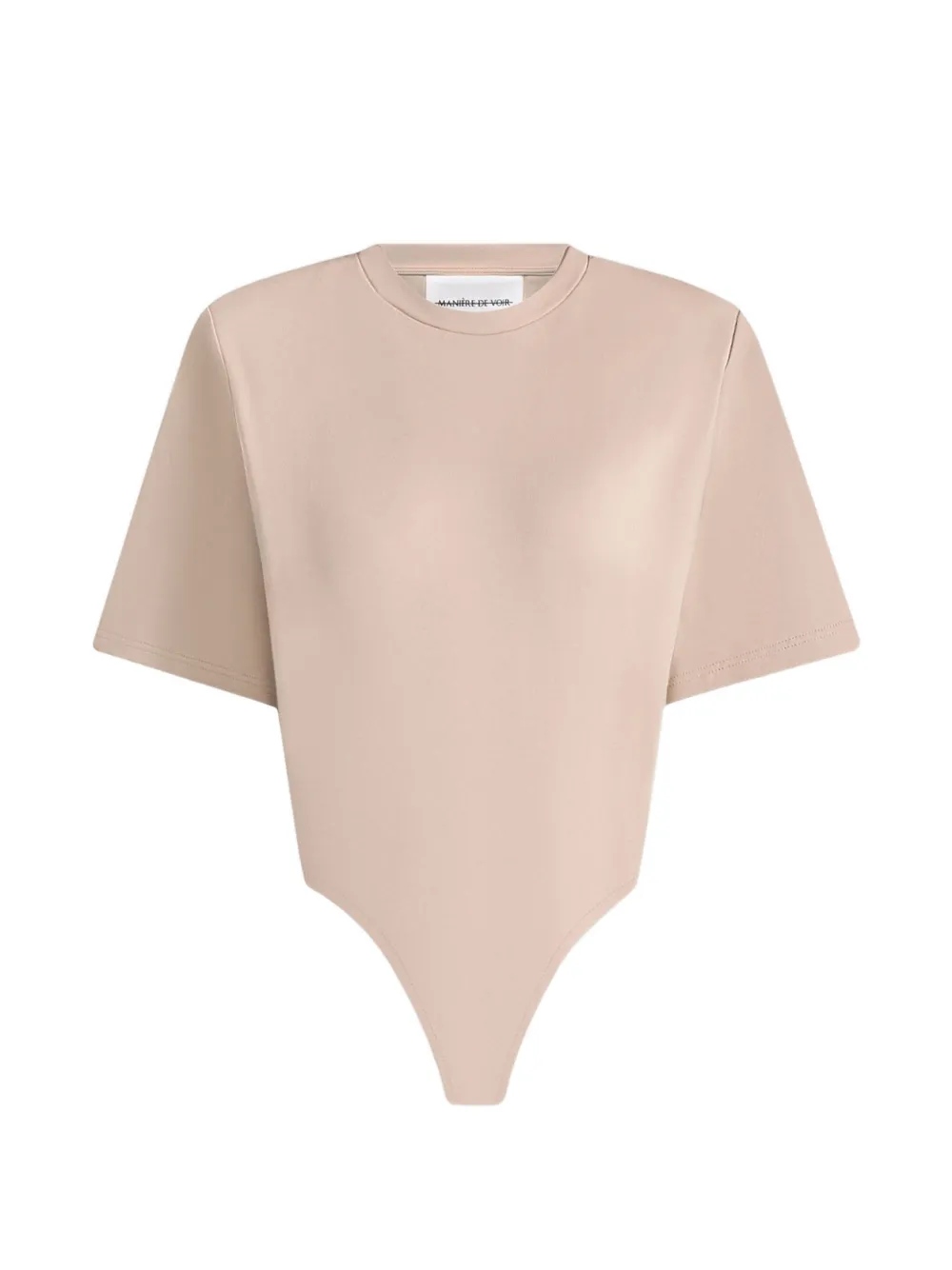 Manière De Voir Mia short-sleeve bodysuit - Toni neutri