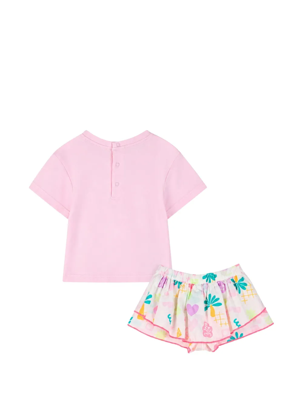 Billieblush T-shirt en shorts met print Roze