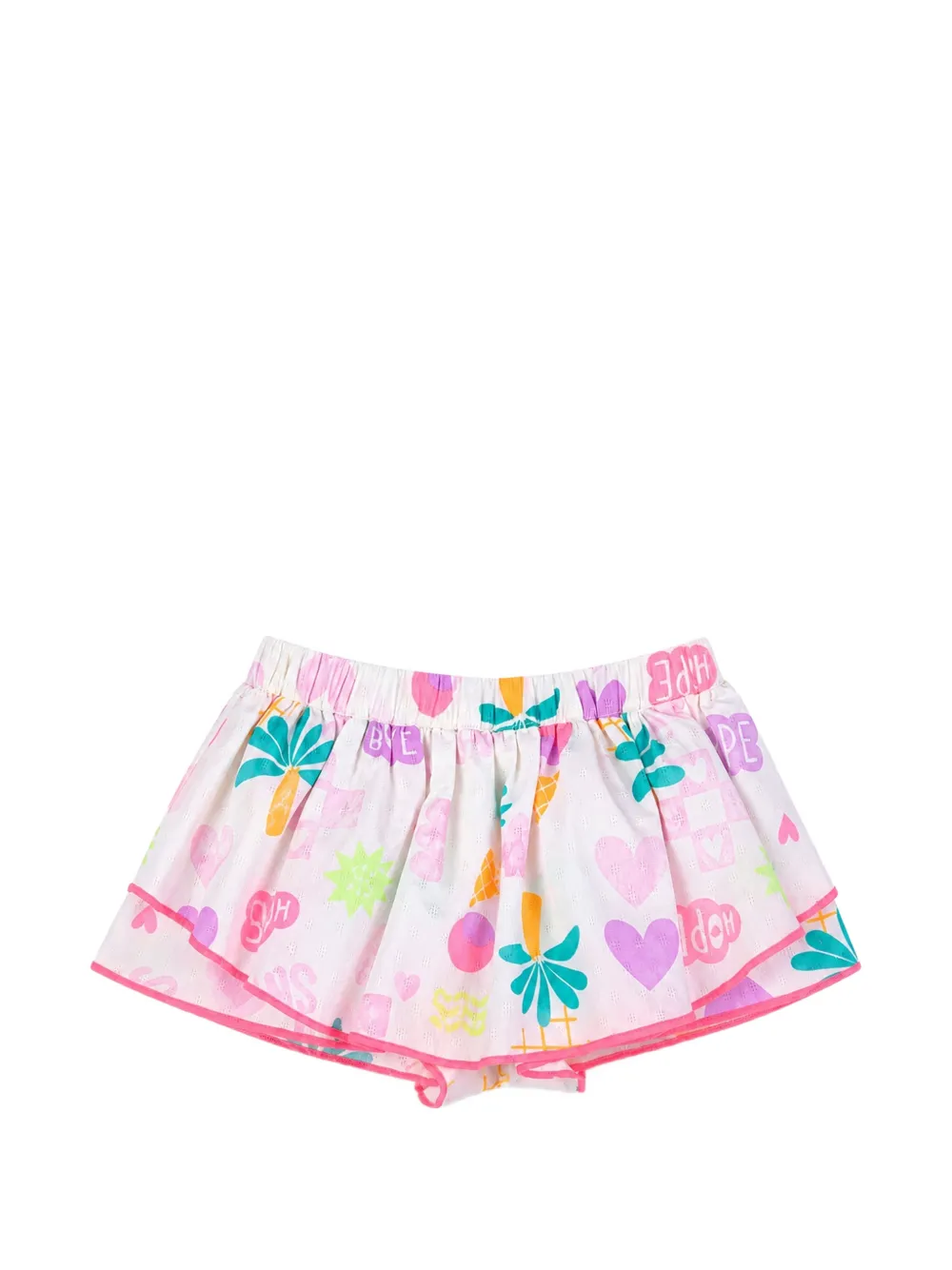 Billieblush T-shirt en shorts met print Roze