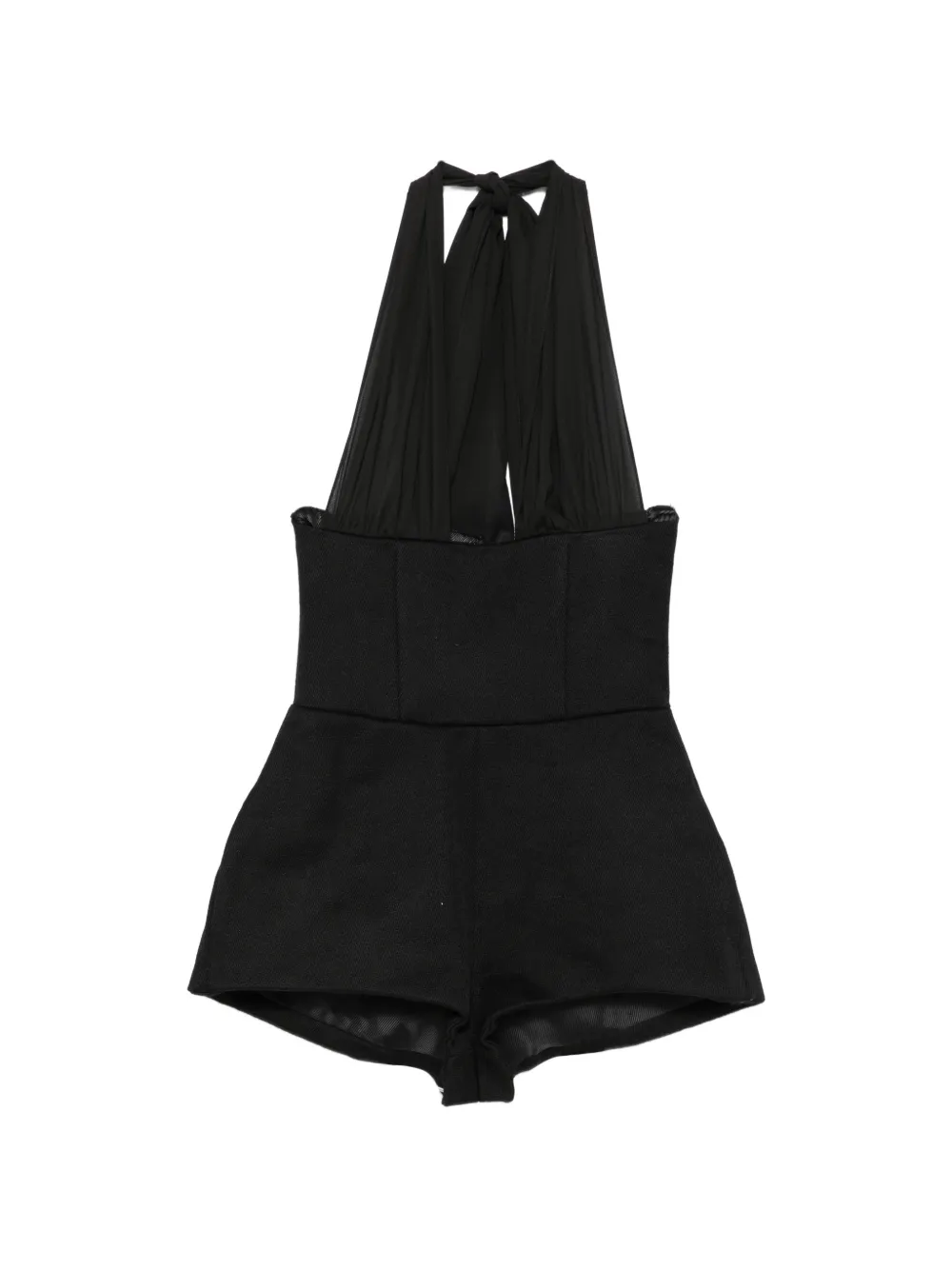 Vestiaire d'un Oiseau Libre Dynamic halterneck jumpsuit - Schwarz