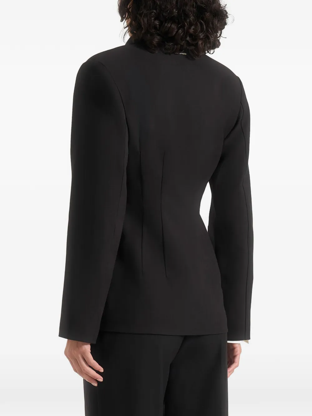 Manière De Voir Beatrice getailleerde blazer Zwart