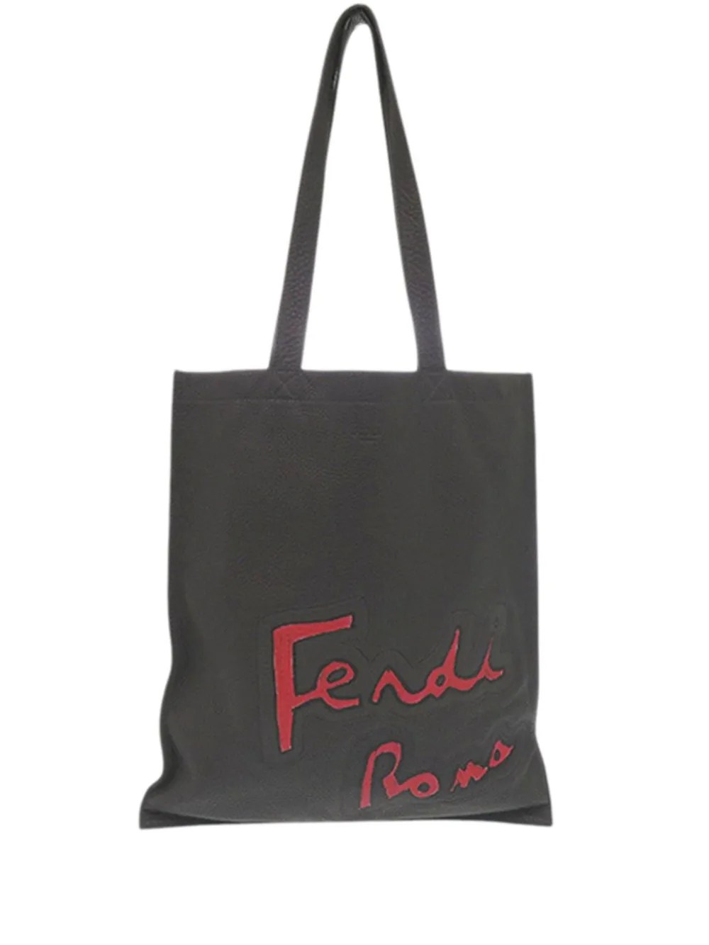 Fendi Pre-Owned 2010-2026 Leather Roma Flat tote bag - Grigio