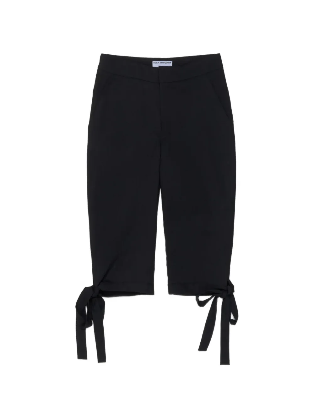 Fidan Novruzova Ira tie-fastening trousers - Nero