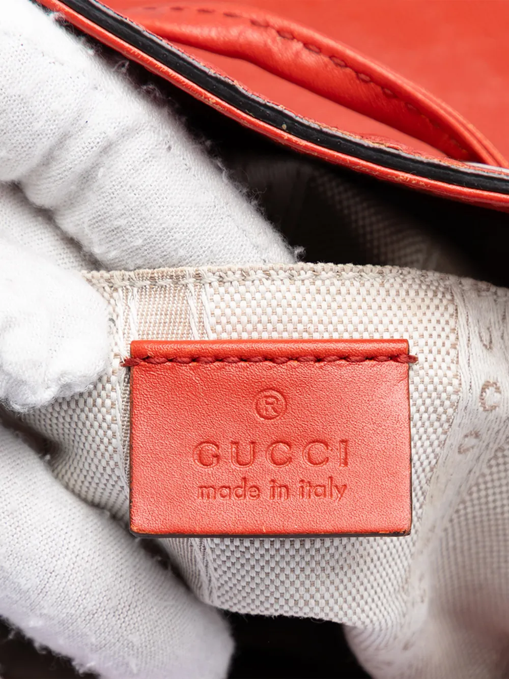 Gucci Pre-Owned 2016-2026 ディアマンテ レザー ブライト バケット