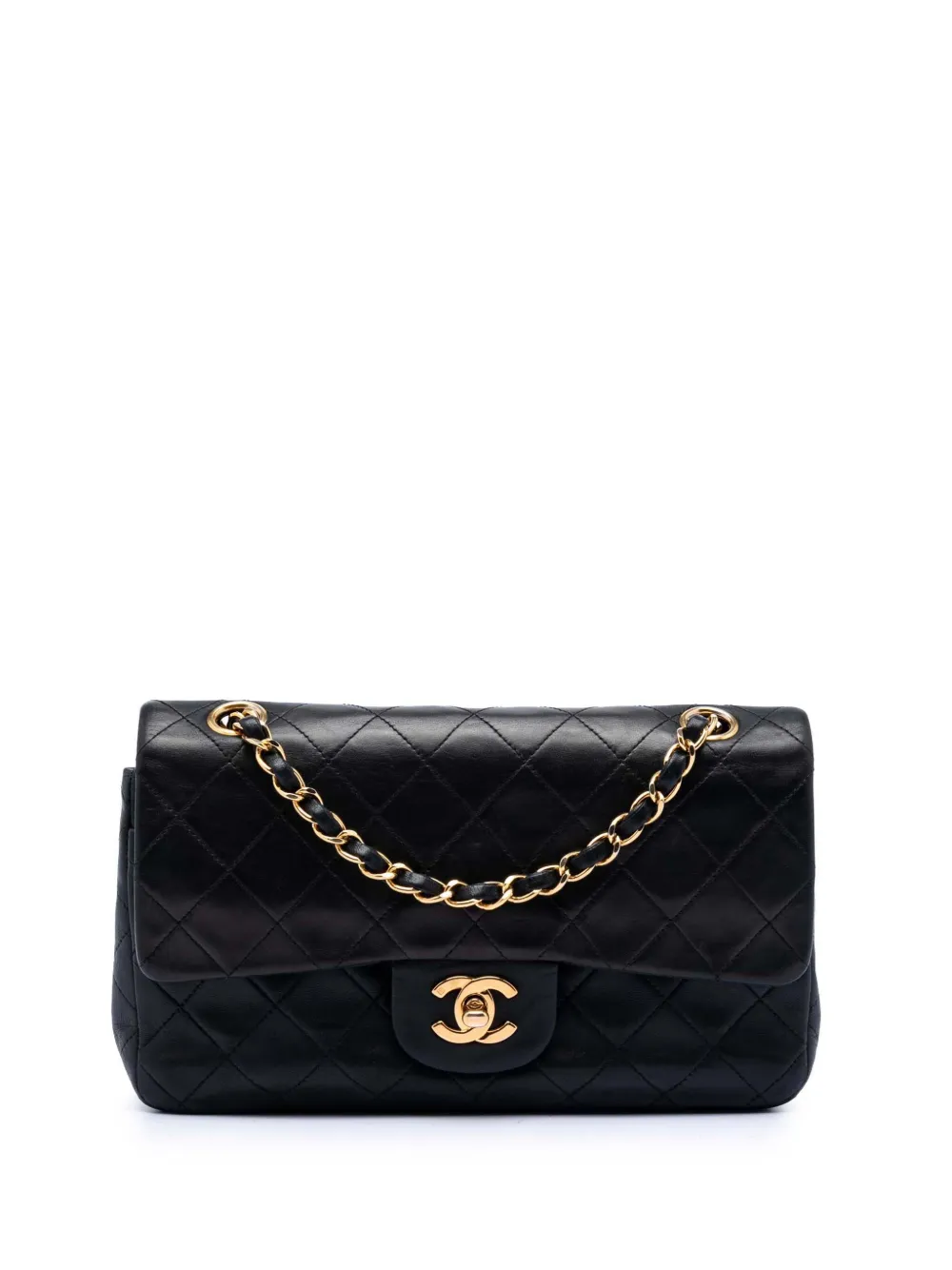 CHANEL Pre-Owned 1996-1997 Small Classic Lambskin Double Flap shoulder bag - Schwarz