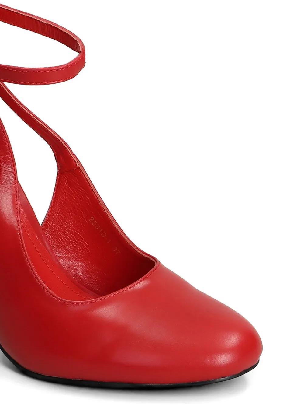 Gold & Rouge Biscuit sandalen met enkelbandje Rood