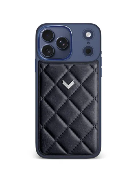 VELANTE quilted leather iPhone 17 Pro phone case