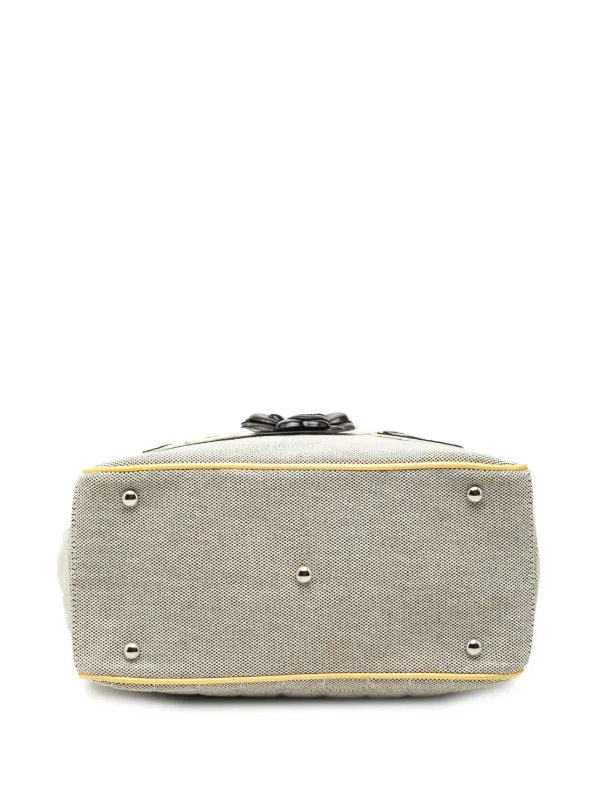 CHANEL Pre-Owned 2005-2006 ココマーク カメリア No. 5 チョコバー
