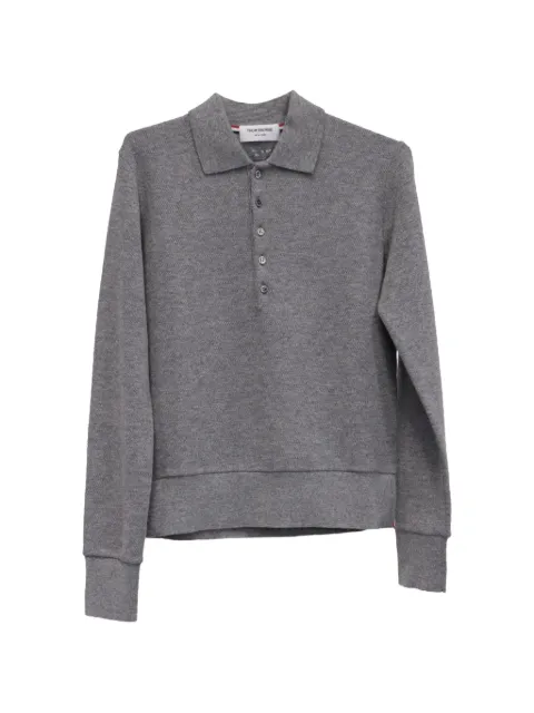 Thom Browne 2022 grosgrain loop tab sweater