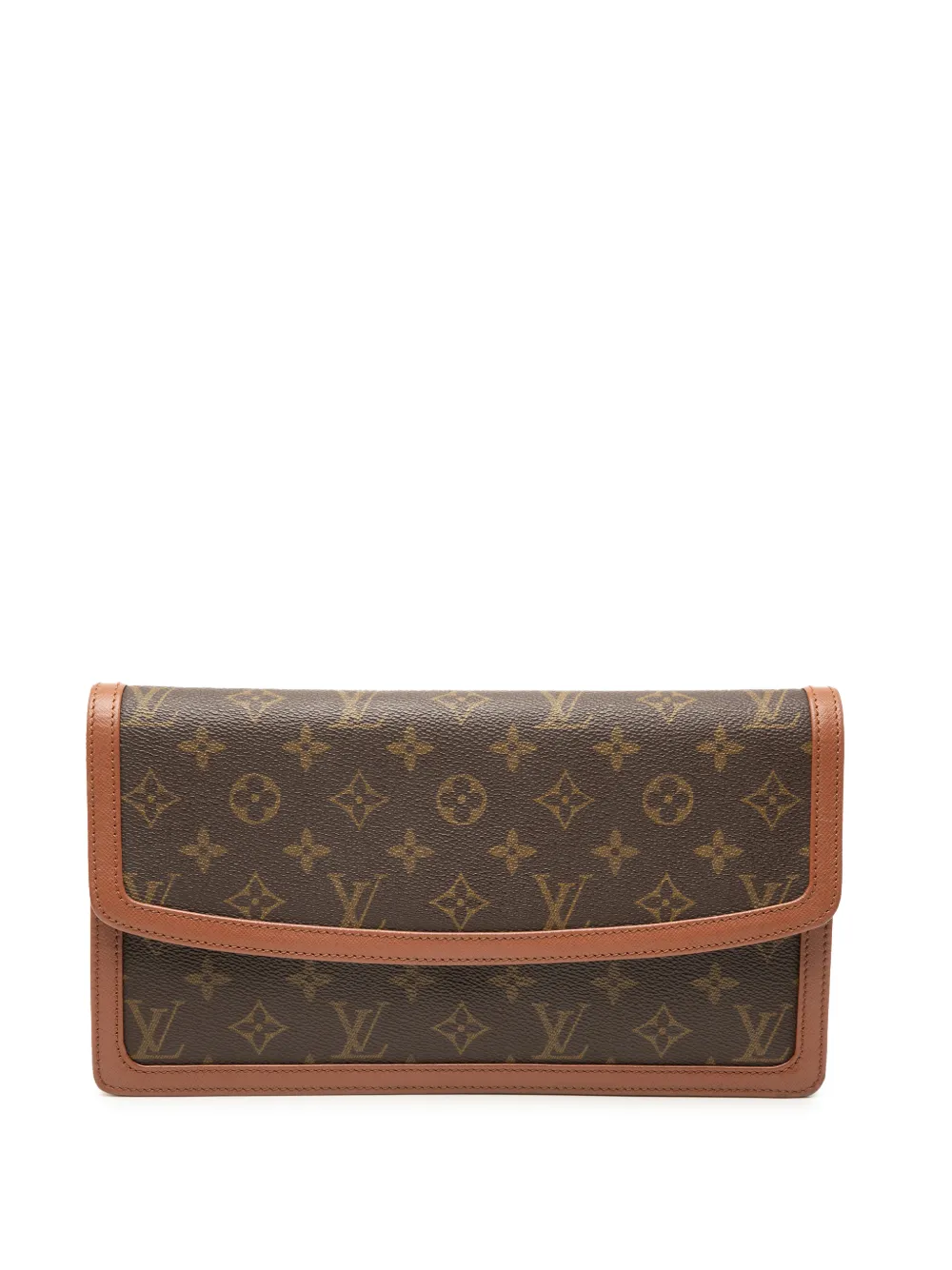 Louis Vuitton Pre-Owned 1992 Monogram Pochette Dame GM clutch bag - Marrone
