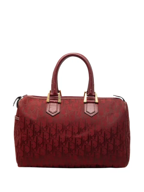 Christian Dior Pre-Owned bolsa boston Diorissimo de lona Trotter 1990-2000