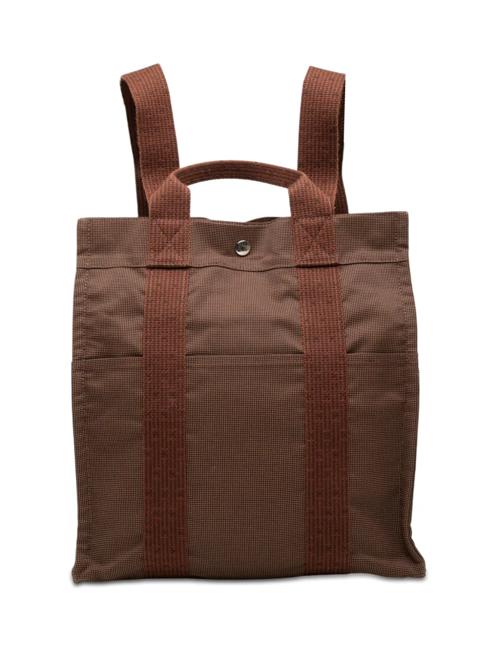 Hermès Pre-Owned 1990-2010 Canvas Herline MM backpack - Braun