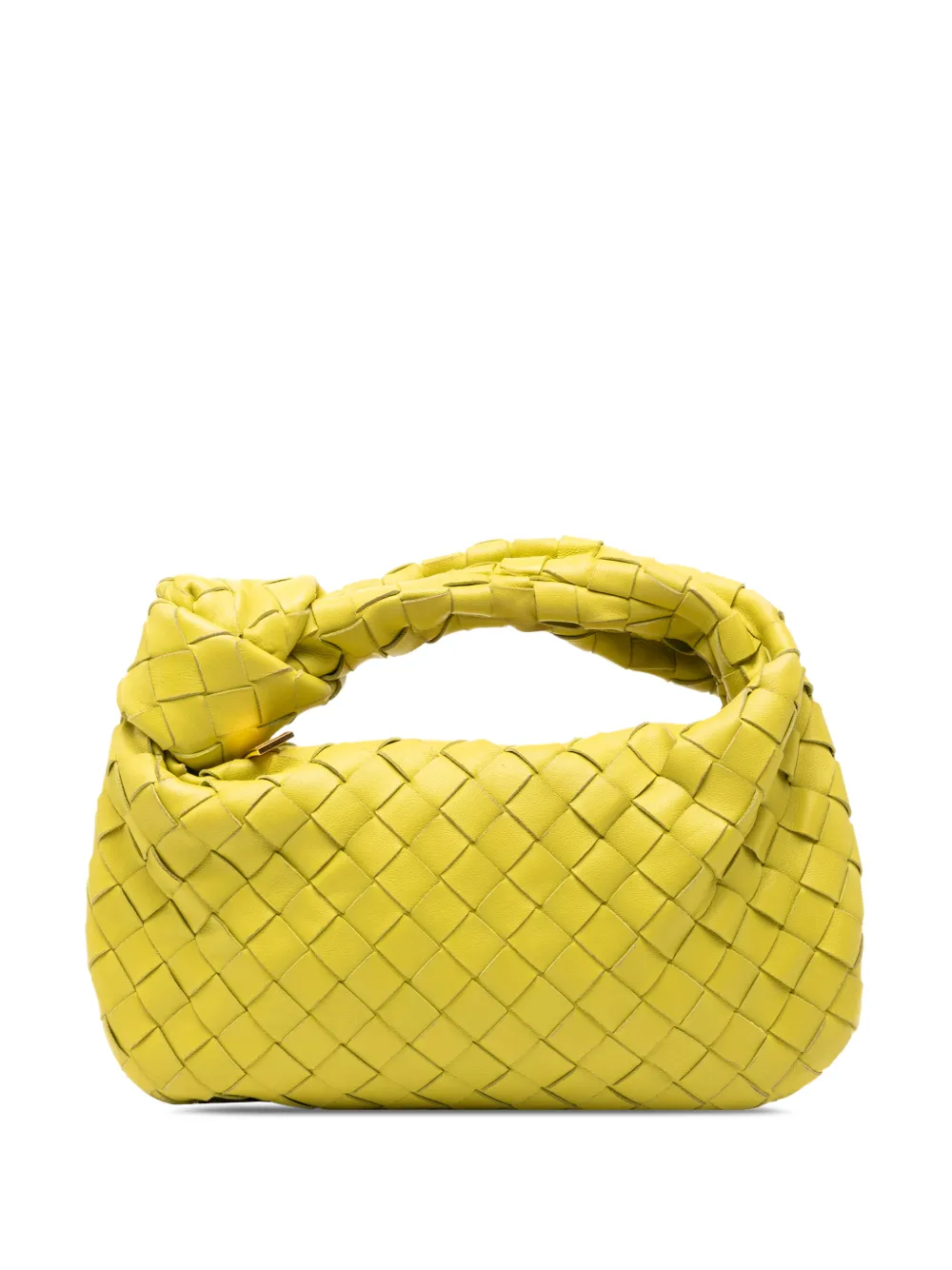 Bottega Veneta Pre-Owned 2012-2026 Mini Nappa Intrecciato Jodie hobo bag - Giallo