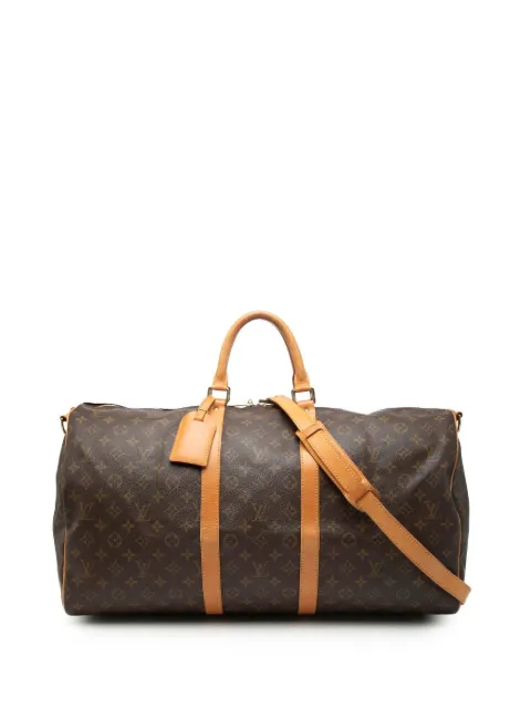 Louis Vuitton Pre-Owned bolsa de viaje Keepall Bandouliere 55 con monograma 1993