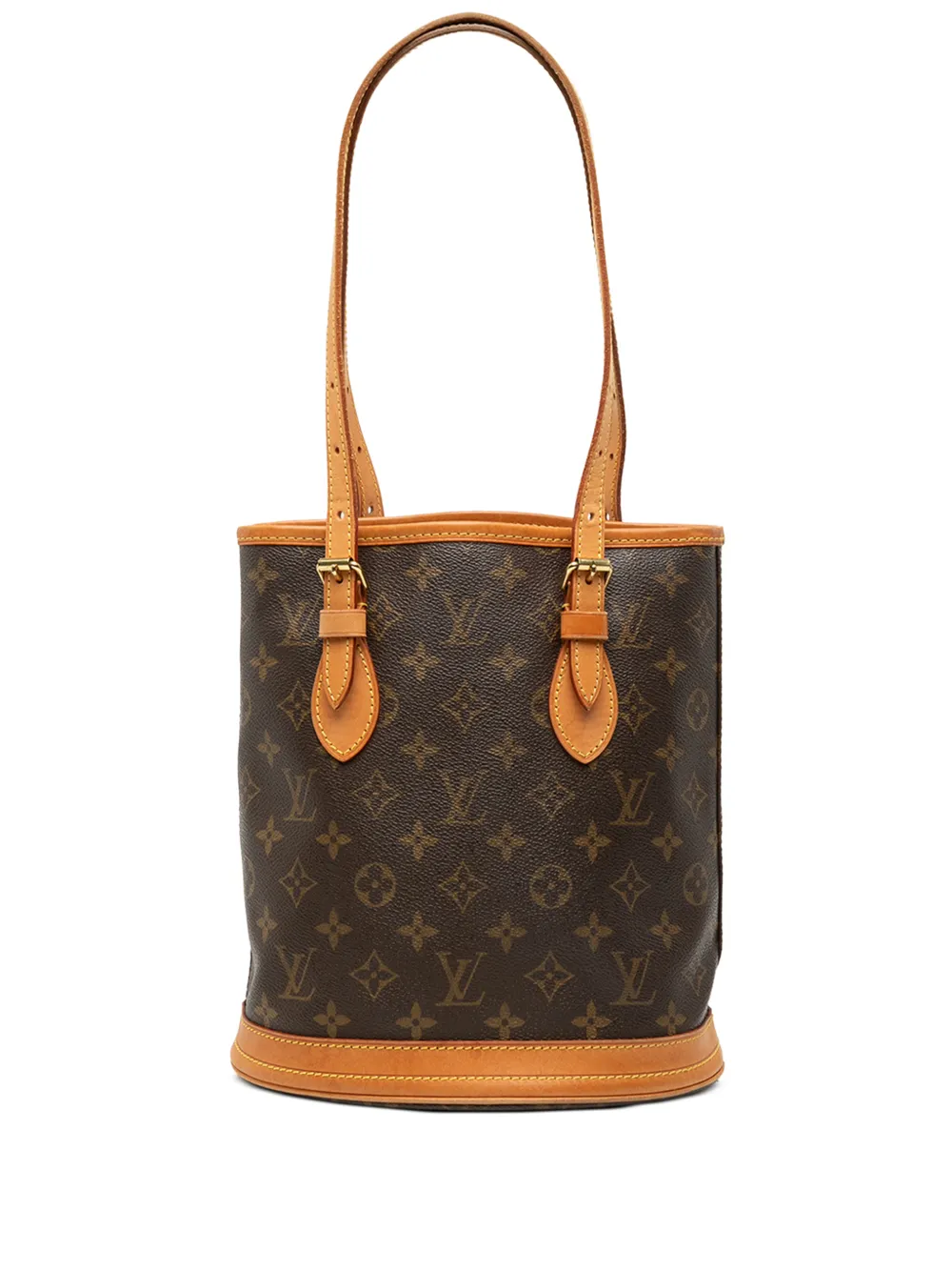 Louis Vuitton Pre-Owned 2001 Monogram Petit bucket bag - Braun